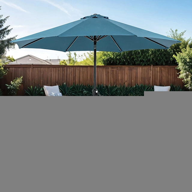 Tano 9' Outdoor Umbrella + 21" Round Base